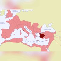Kaart van het Romeinse rijk in 116, de provincie Azië gemarkeerd. Bron: Asia SPQR.