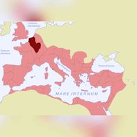 Kaart van het Romeinse Rijk in 116, de provincie Belgica gemarkeerd. De Kaart van het Romeinse Rijk uit 116, de provincie. Bron: Wikipedia Belgica SPQR.