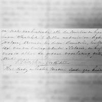 Handtekening van Paulus Willem Bosch van Drakestein op dinsdag 7 november 1826 ten overstaande van de Baarnse notaris Frans Pen onder de aankoopakte van de Hooge Woning. Bron: Archief Eemland, 0443, 342.