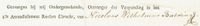 Fragment van een verpondingsbiljet van een pand aan de Drift te Utrecht in 1811 die in eigendom was van Nico Buddingh. Hij was van zijn eigen onroerend goed ook de ontvanger op de verpondingen (belastingen) in 1ste Arrondisiment Refort Utrecht. In zijn eigen handschrift staat geschreven 'Nicolaas Wilhelmus Buddingh. Bron: SHH Archief.