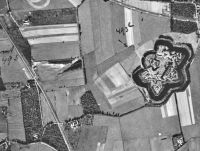 Luchtfoto van het Fectio Vechten terrein in 1935-1940.