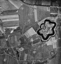 Luchtfoto van het Fectio Vechten terrein in 1939-1940.