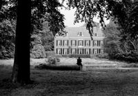 Gezicht op het landhuis Oud-Amelisweerd (Koningslaan 9) te Bunnik, uit het zuiden in 1965. Bron: Het Utrechts Archief, catalogusnummer: 127540.