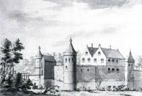 Het 'Slot Bloemenstein' te Tull en 't Waal in 1323.