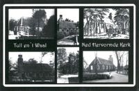 Prentbriefkaart uit 1930 van het dorp Tull en 't Waal.