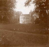 Gezicht op het het kasteel Beverweerd (Beverweertseweg 60) te Werkhoven in 1920. Bron: Het Utrechts Archief, catalogusnummer: 805386.