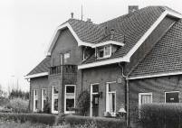 De rechterzijgevel van boerderij Zorgvliet in 1985. Bron: Regionaal Archief Zuid-Utrecht (RAZU), 353.