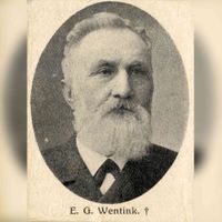 Portret van architect Enkbartus Gerhardus Wentink, geboren Doesburg 2 april 1843 overleden 11 januari 1911. Bron: Het Utrechts Archief, catalogusnummer: 107080.