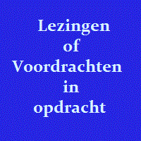 Lezingen of Voordrachten in opdracht. Neem contact op.