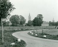 De Tiellandtweg (Vikingenpoort) in 1978. Bron: Regionaal Archief Zuid-Utrecht (RAZU), 353, 46982, 69.