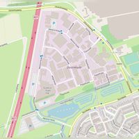 Straatplattegrond van bedrijventerrein Doornkade in 2021. Bron: Openstreetmap.org (NL).