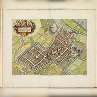 De stad Culemborg (Kuilenburg) in 1698 naar een kaart van Frederik de Wit. Bron: Wikimedia Commons.