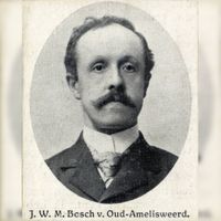 Portret van Jan Willem Marie Bosch van Oud-Amelisweerd. Bron: Het Utrechts Archief, beeldbank.