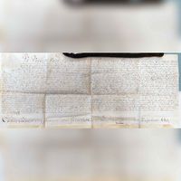 Verkoopakte van de verkoop van de Hooge Heerlijkheid Driebergen van baron Van Heeckeren aan Jan Jacob van Westrenen. Bron: HUA, 5.