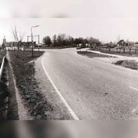 Gezicht vanaf de Provincialeweg met links de jhr. Ramweg en rechts in noordelijke richting de Schalkwijkseweg in de jaren zenetig. Bron: HUA, 1929.
