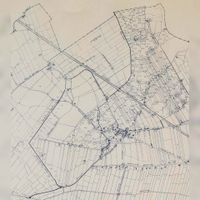 Hoogtelijnenkaart van het waterschap Houten uit de periode 1950-1964. Bron: Regionaal Archief Zuid-Utrecht (RAZU), 353.