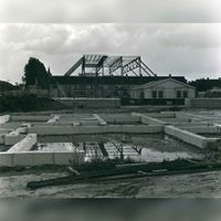 De in aanbouw zijnde sporthal Den Oord aan de Lupine-oord 2 in 1978. Sporthal is in 2017. Bron: Regionaal Archief Zuid-Utrecht, identificatienummer: Doos 52 (046632).