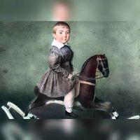 Portret van Mr. Daniel Maximiliaan Marie van Hangest baron d'Yvoy (1827-1892) als 5-jarig kind. Huwde in 1855 met Catharina Constantioa Wilhelmina gravin van Limburg Stirum. Bron: Nederlands Instituut voor Kunstgeschiedenis, Den Haag.