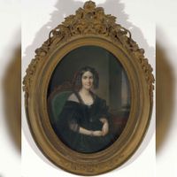 Portret van Caroline Jacqueline de Pesters (1807-1891). Waarschijnlijk geschilderd door Heinrich Siebert in de periode 1840-1860. Bron: CentraalMuseum.nl.