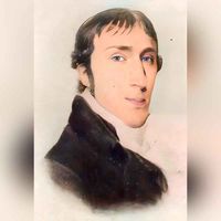 Portret van Geard Wttewaall (1776-1838) op een negentiende-eeuwse foto van een portrettekening uit circa 1810. Bron: Huisarchief Wickenburgh, Wttewaall. Digitaal ingekleurd en gerestaureerd.